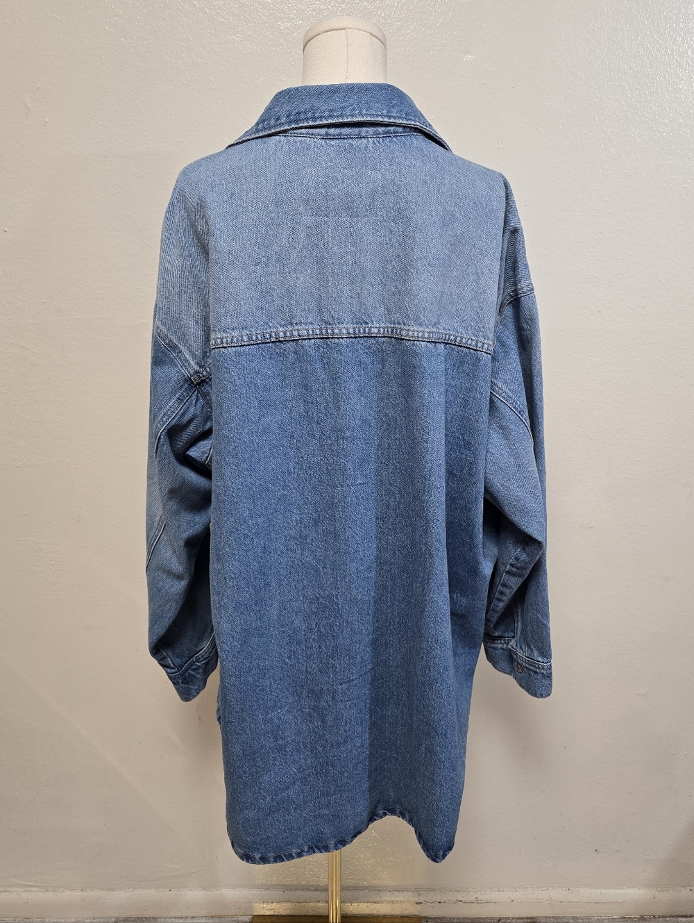 H&M Oversized Denim Shirt Dress Size Medium/Large NWOT - Picture 8 of 10